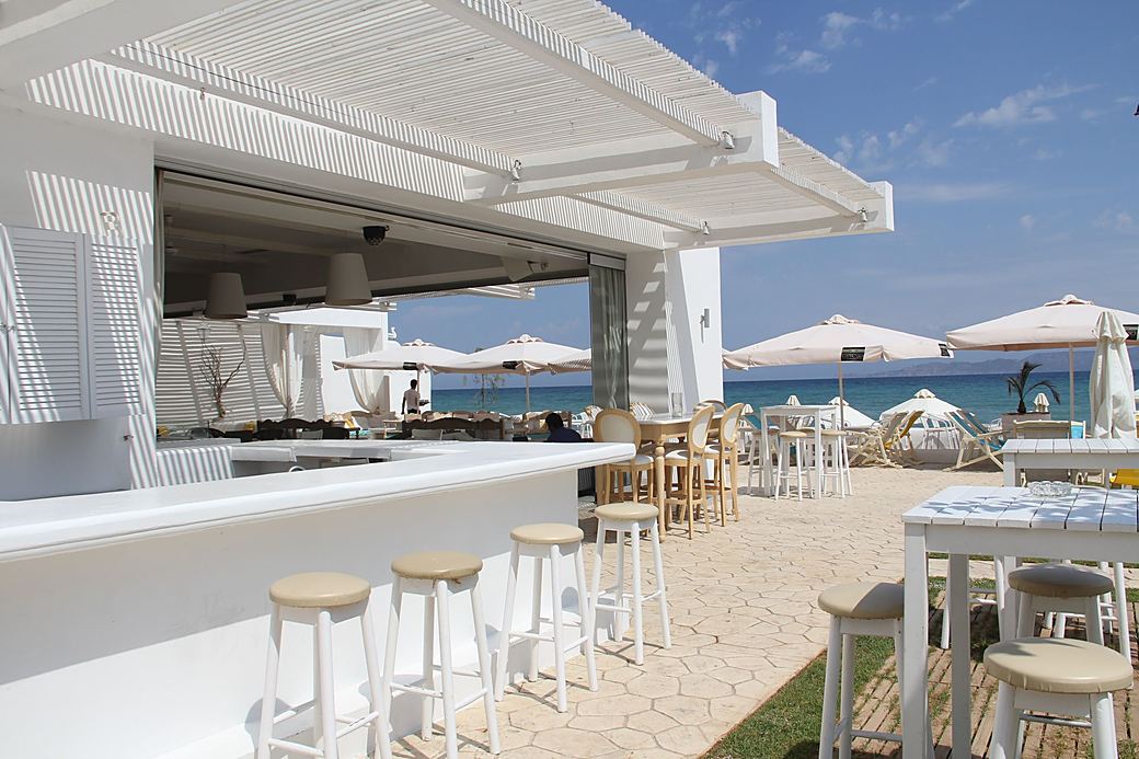 Beachfront dining