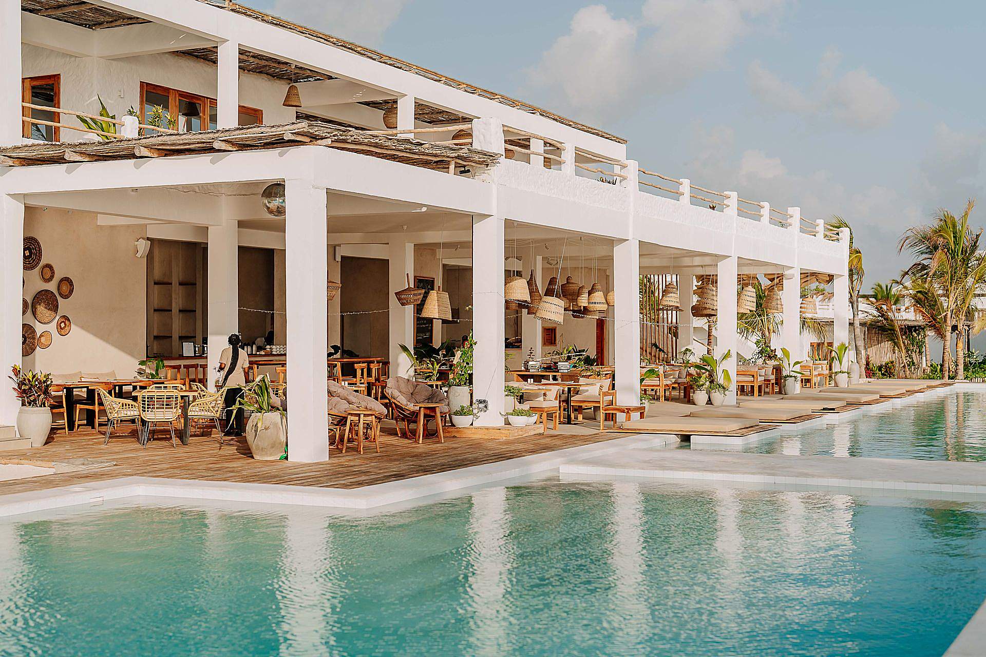 Kupaga Villas boutique hotel on turquoise Jambiani beach, Zanzibar